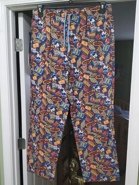 Disney 45th Anniversary Drawstring Pants XL Like New.